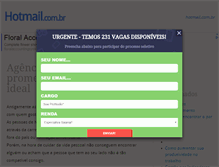 Tablet Screenshot of hotimail.com.br